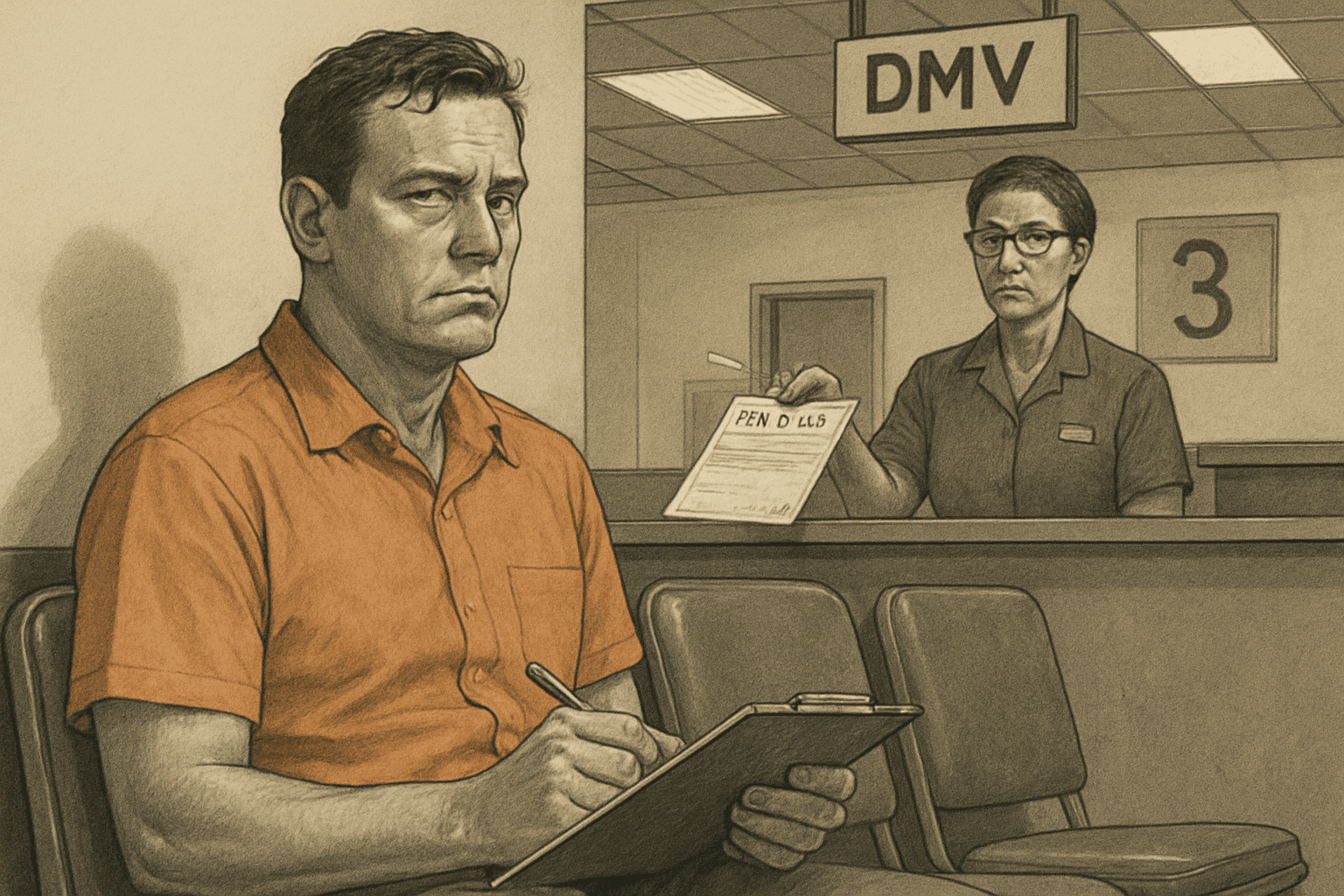 DMV Window 3, Third Hour